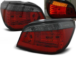 Paire de feux arriere BMW serie 5 E60 berline de 07/2003 a 2007 LED rouge fume