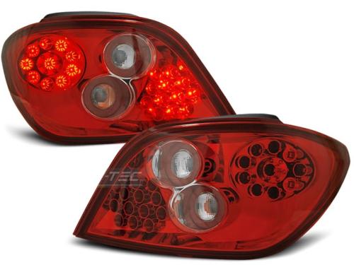 Paire de feux arriere Peugeot 307 01-07 LED rouge blanc