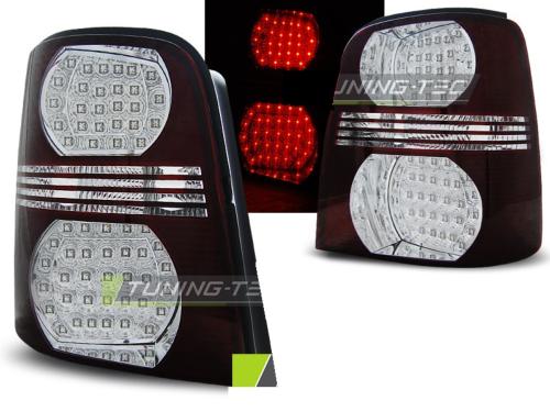 Paire de feux arriere VW Touran 03-10 LED rouge blanc