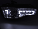 Paire de feux phares Audi A5 B8 de 2011 a 2016 DRL FULL Led Dyn chrome