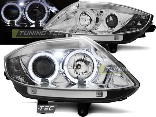 Paire de feux phares BMW Z4 E85/E86 02-08 angel eyes chrome