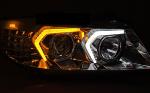 Paire de feux phares BMW serie 3 E90 / E91 de 2005 a 2008 LED Chrome