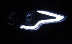 Paire de feux phares avant pour Lexus IS 13-16 Ful Led LTI noir