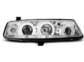 Paire de feux phares Opel Calibra 90-97 angel eyes chrome