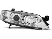 Paire de feux phares Opel Vectra B 99-02 angel eyes chrome