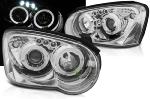 Paire Feux Phares Subaru Impreza GD 2003 a 2005 Angel eyes chrome