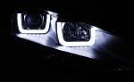 Paire de feux phares VW Golf 7 de 2012 a 2017 U-Type DRL led noir