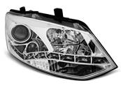 Paire de feux phares VW Polo 6R 09-14 Daylight DRL led chrome