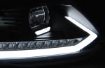 Paire de feux phares VW Touran 2 de 2010 a 2015 LED DRL LTI Noir