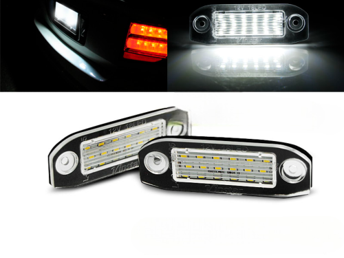 Paire feux de plaque Volvo S40/V50/S60/V70/S80/XC60/XC70/XC90 LED