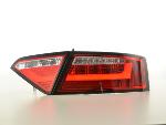 Paire de feux arrire Audi A5 8T/B8 2007 a 2011 Rouge Chrome Led