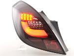 Paire feux arrière Opel Corsa D 3 portes 2006 a 2010 Noir Led LTI