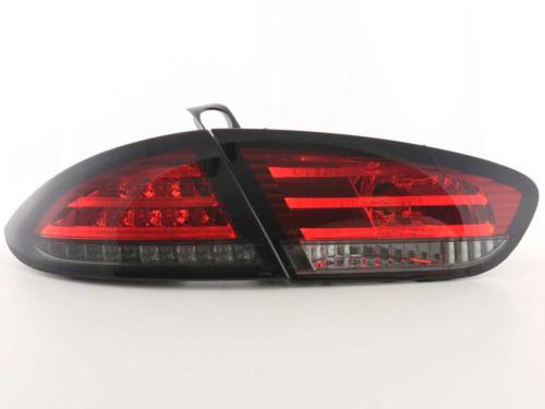 Paire feux arrière Seat Leon 1P de 2009 a 2012Rouge Fume Led