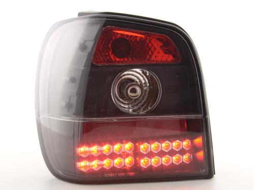 Paire de feux arrière VW Volkswagen Polo 6N 1995-1998 Noir Led