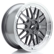 Jante JR Wheels JR23 19x8,5 ET20-45- 5 Trous sur mesure -Hyper Gray w/ Machined Lip
