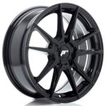 Jante JR Wheels JR21 17x7 ET20-40- 5 Trous sur mesure - Noir Brillant