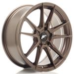Jante JR Wheels JR21 18x8,5 ET20-45- 5 Trous sur mesure -Matt Bronze