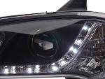 Paire de feux phares Daylight Led Opel Tigra 95-03 Noir