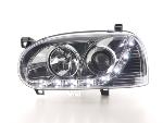 Paire de feux phares Daylight Led VW Golf 3 de 91-97 chrome