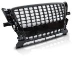 Grille de calandre pour Audi Q5 2008 a 2012 look Sport Noir Glossy