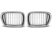 Paire grilles de calandre BMW serie 5 E39 95-03 chrome