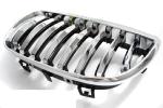 Paire grilles de calandre BMW serie 1 E87 de 2004 a 2007 Chrome