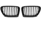 Paire de grilles de calandre BMW X1 E84 de 10/2009 a 08/2012 Noir brillant