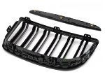Calandre Avant BMW Serie 3 E90/E91 de 2005 a 2008 Noir Brillant Double Barres