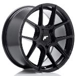 Jante JR Wheels JR30 17x8 ET20-40 - 5 trous sur mesure - Noir brillant