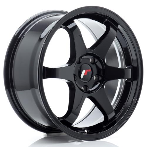 Jante JR Wheels JR31 17x8 ET35 - 4x100 - Noir brillant