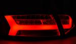 Paire de feux arriere Audi A6 08-11 berline LED BAR rouge fume