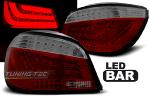 Paire feux arriere BMW serie 5 E60 Berline 03-07 LED BAR rouge fume