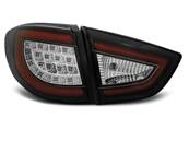 Paire de feux arriere Hyundai IX35 09-15 LED BAR noir chrome