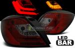 Paire de feux arriere Opel Astra H GTC 04-09 led Bar rouge fume