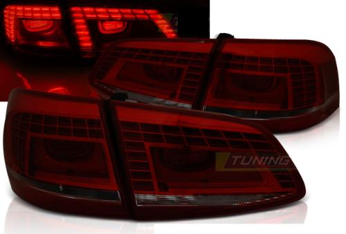 Paire de feux arriere VW Passat B7 Break 10-14 LED Rouge Fume