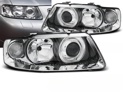 Paire de feux phares Audi A3 8L de 2000 a 2003 design Chrome