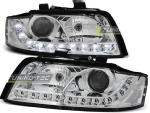 Paire de feux phares Audi A4 00-04 Daylight led chrome