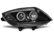 Paire de feux phares BMW Z4 E85/E86 02-08 angel eyes noir