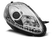 Paire de feux phares Fiat Grande Punto 08-09 Daylight led chrome