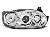 Paire de feux phares Ford Escort MK7 95-00 angel eyes chrome