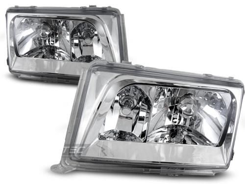 Paire de feux phares Mercedes classe E W124 85-93 design chrome