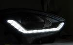 Paire de feux phares Suzuki Swift 17-20 LED LTI DRL noir