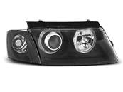 Paire de feux phares VW Passat B5 3B 96-00 angel eyes noir