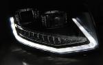 Paire de feux phares VW T6 de 2015 a 2019 LED DRL LTI Noir