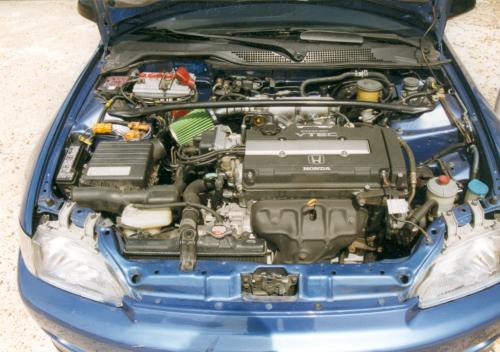 Kit d Admission direct GREEN pour Honda Civic de 92-95 1.6L VTI 16V VTEC-160cv