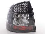 Paire de feux arrière Opel Astra G Berline 1998 a 2003 Noir Led