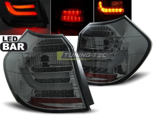 Paire de feux arriere BMW serie 1 E81/E87 07-11 LED BAR fume