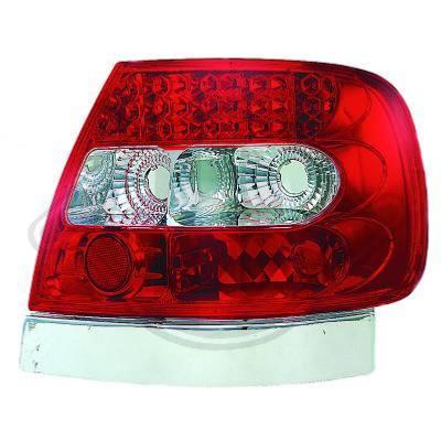 Paire Feux arriere Design Audi A4 B5 Berline 1994 a 2000 Rouge Led