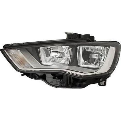 Feu phare avant gauche (conducteur) Audi A3 8V de 2012 a 2016 Halogene