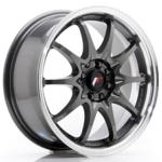 Jante JR Wheels JR5 16x7 ET30 - 5x100/5x114.3 - Gun Metal Machine lip